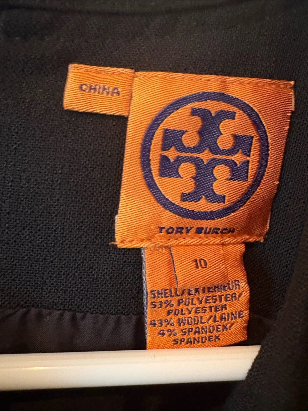Tory Burch Black Sleeveless Mini Dress